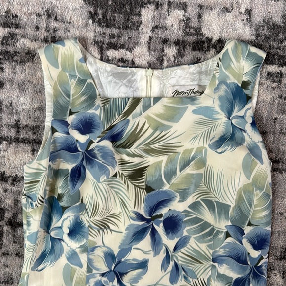 Norm Thompson Sleeveless hawaain print Dress - Picture 3 of 7